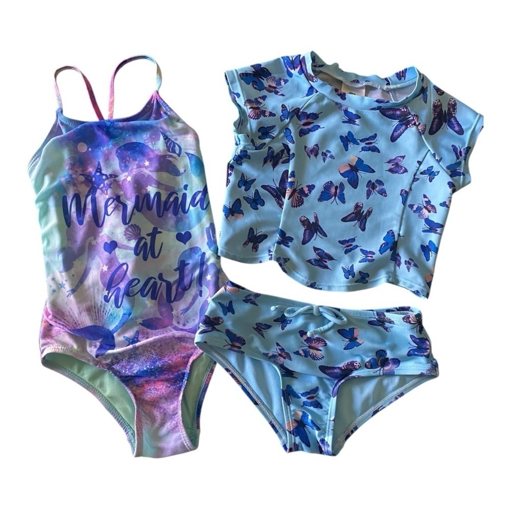 GIRLS SWIMSUIT BUNDLE-ART CLASS AND SO-SIZE 4/5